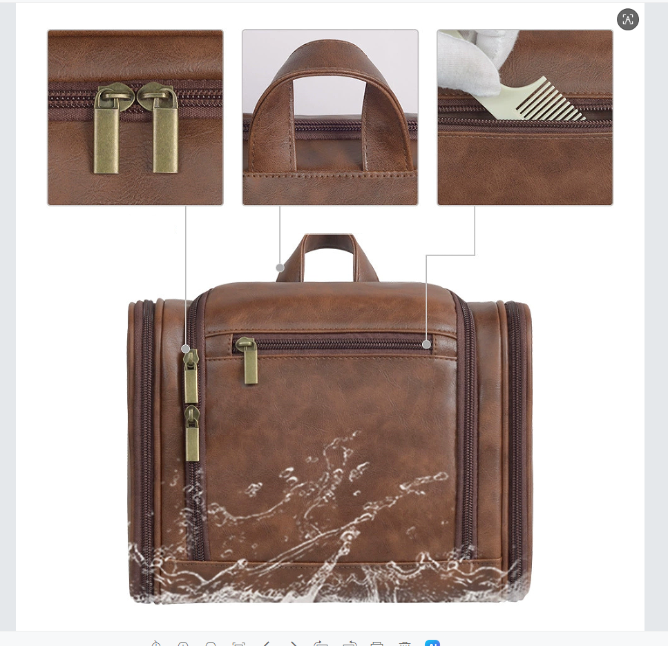 Large Capacity Toiletry and Cosmetics Organizer Bags 1