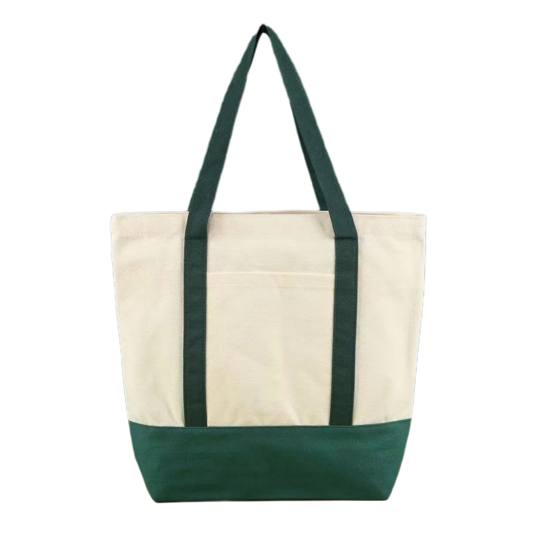 12Oz Cotton Canvas Boat Tote Bag With External Pocket 7
