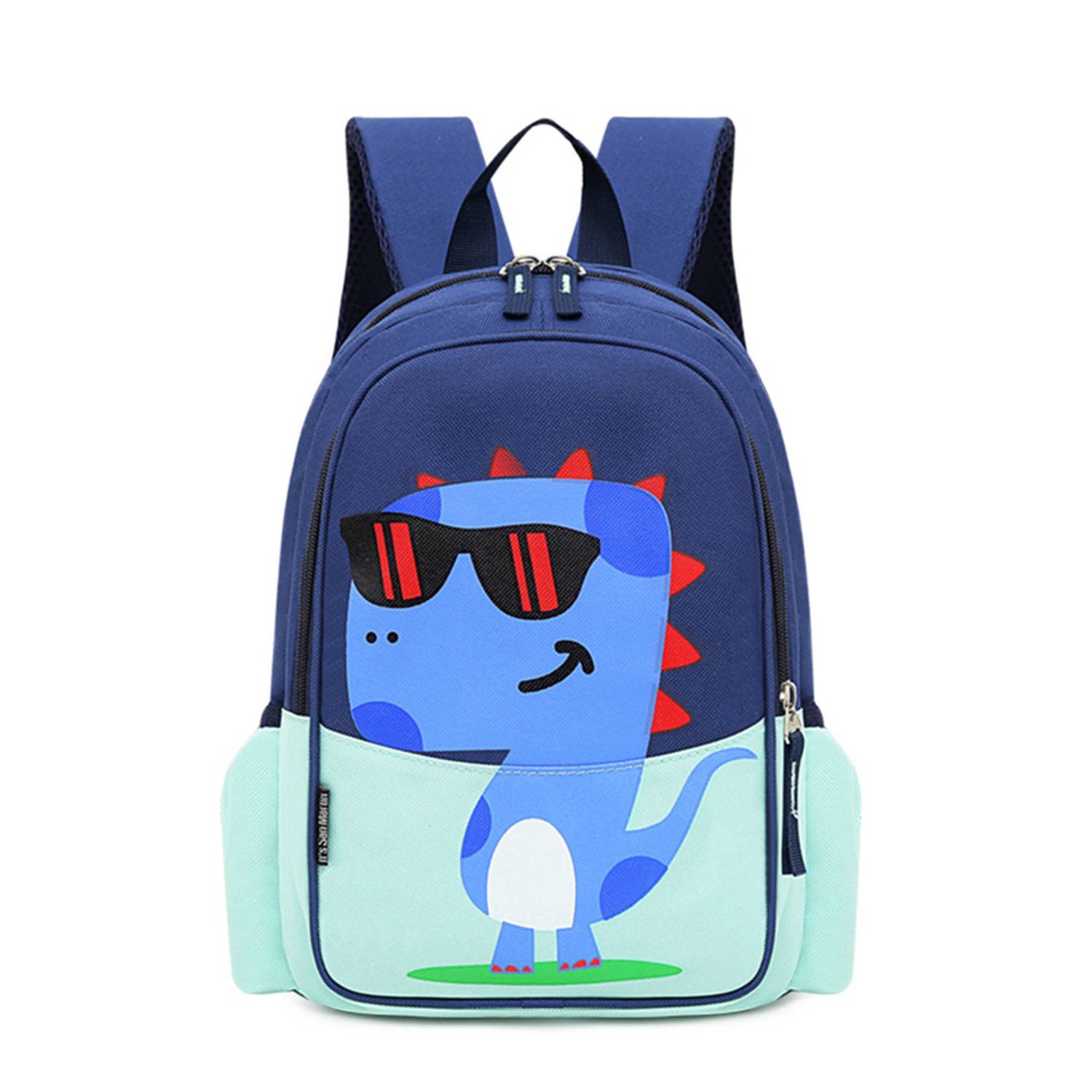 Nylon cool cartoon dinosaur kid's backpack 2