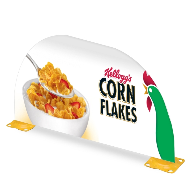 Bollard Skinz™ Double Bollard Cover - 47"W x 21.5"H 2