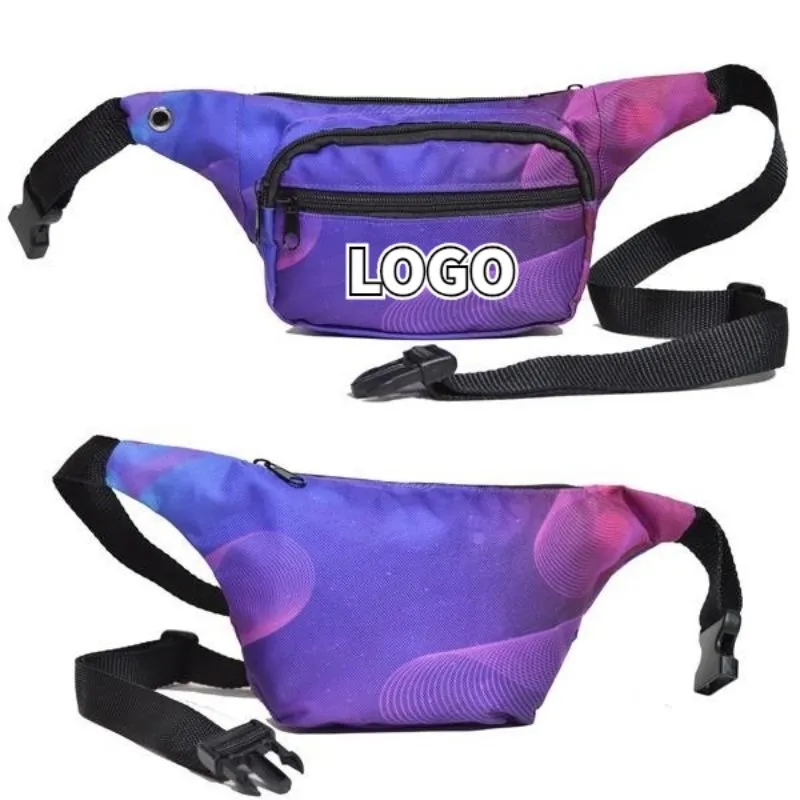 3 Zipper Waist Pack Full Wrap Sublimation Fanny Bag 1