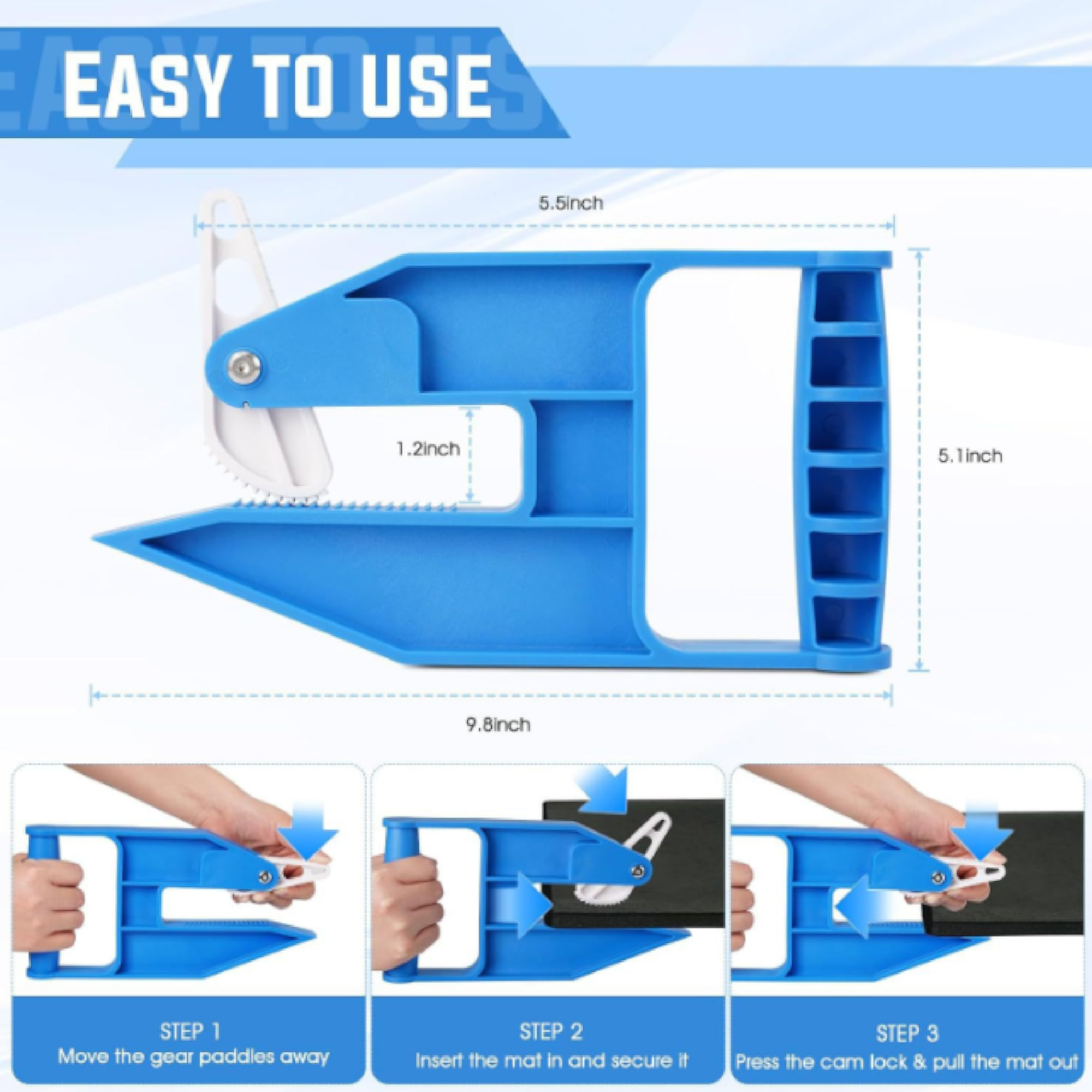 Plastic Mat Blanket Gripper 2
