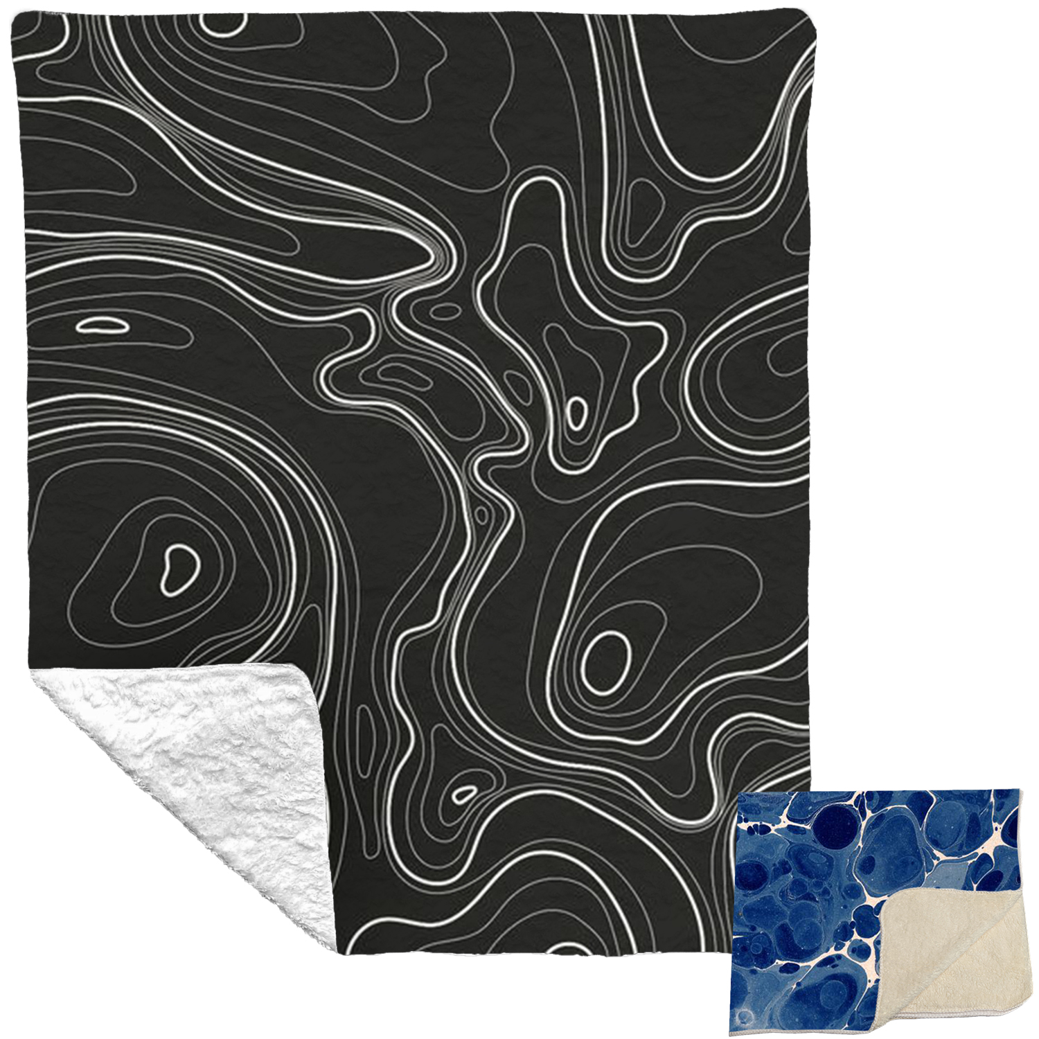 50" x 60" Micro-Mink Sherpa Plush Sublimation Blanket 430 GSM 2
