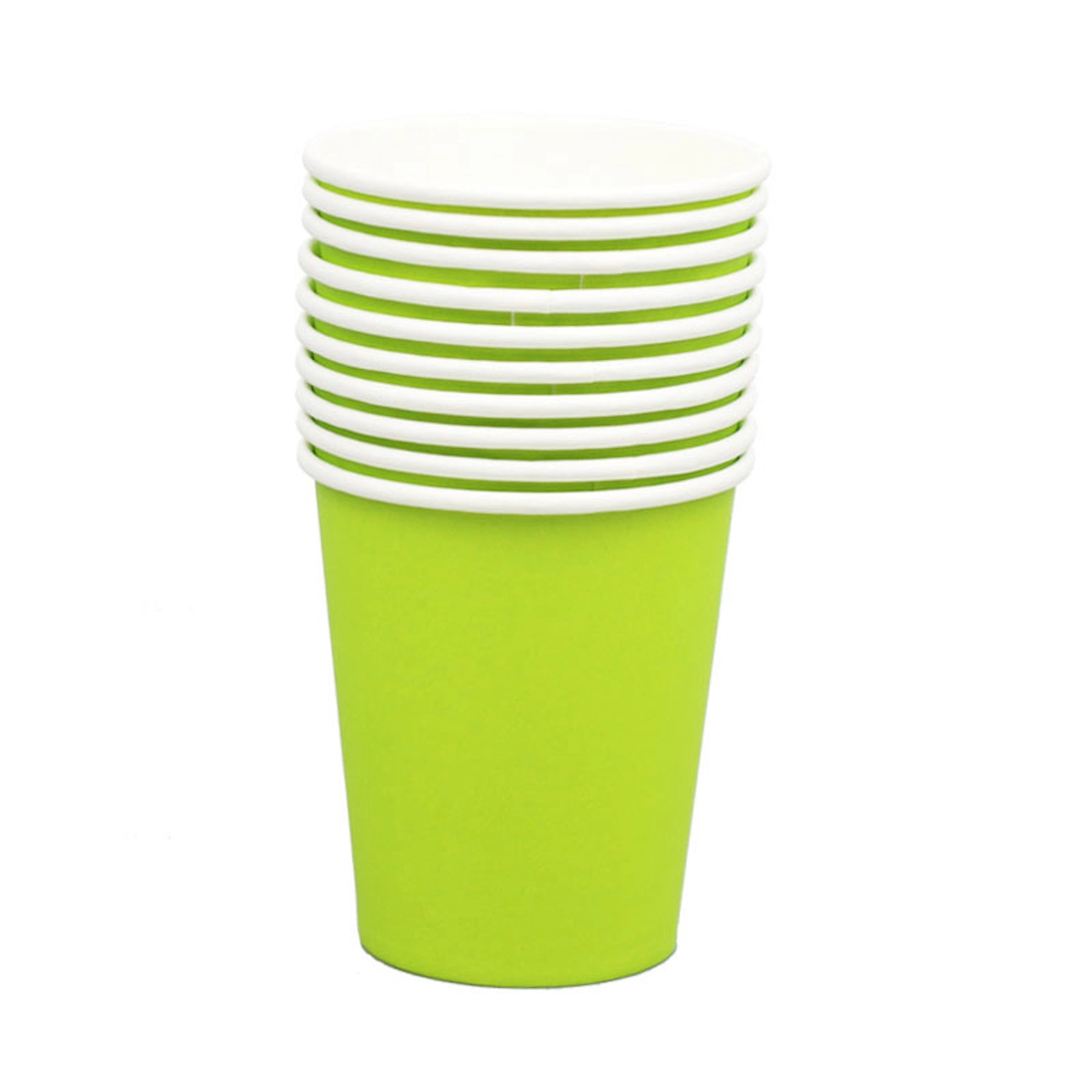 8Oz Colored Plain Paper Cup 14