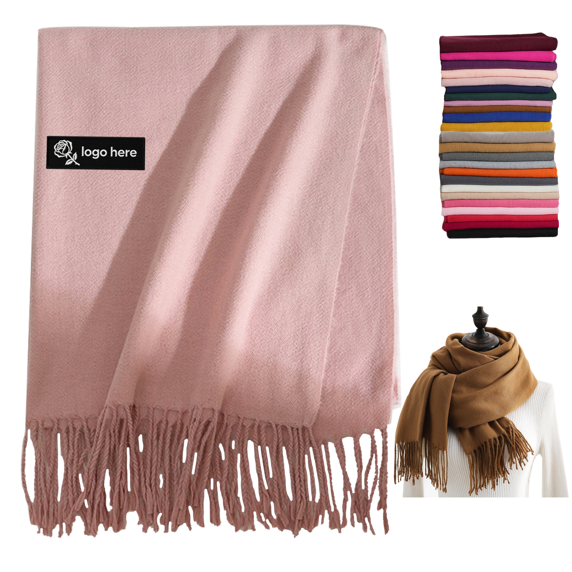 Unisex Lightweight Warm Scarf 14