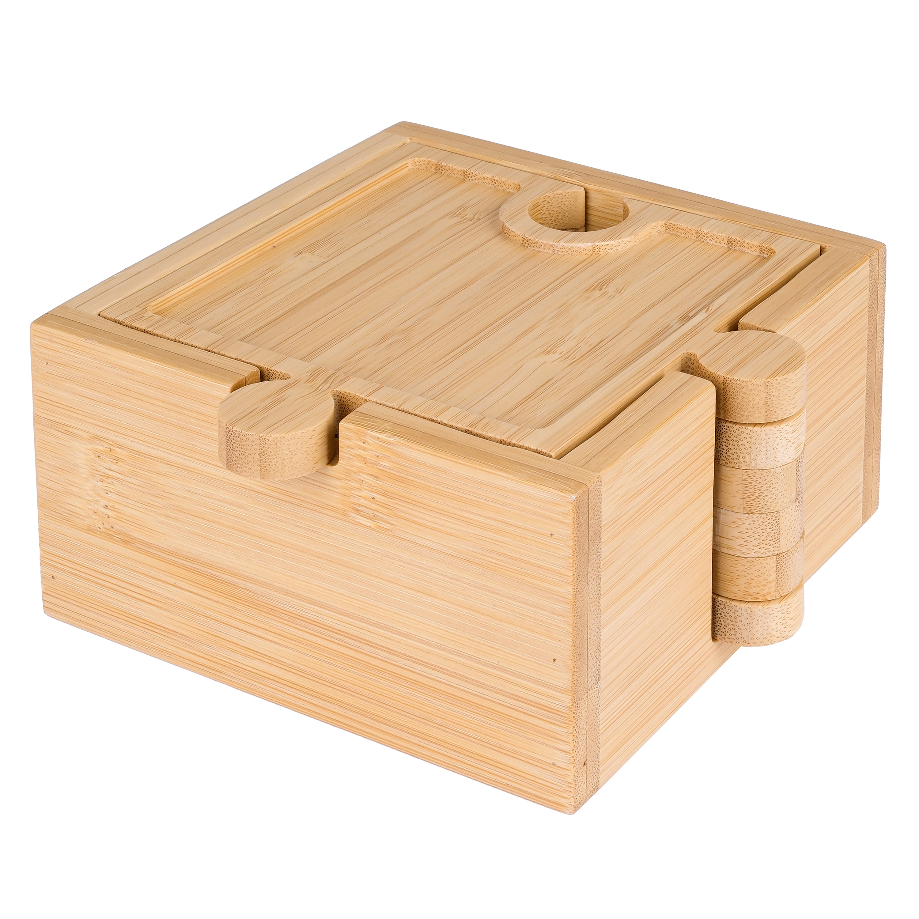 Bamboo Appetizer Plates/ Charcuterie Board Set 10