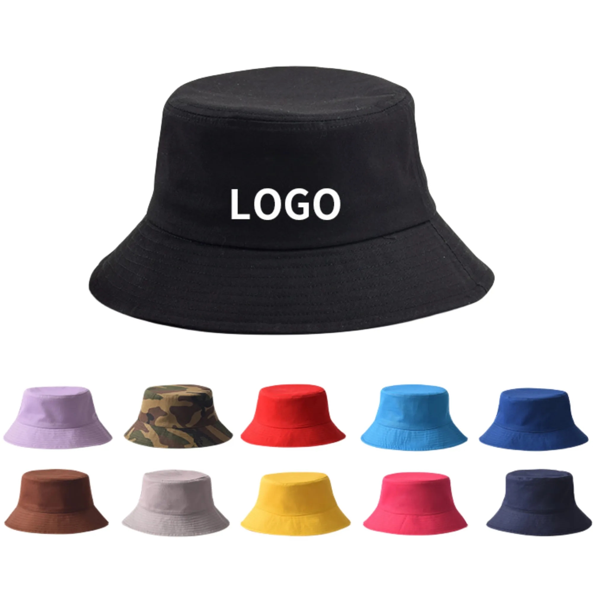 Full Color Summer Fisherman Sun Bucket Hat 4