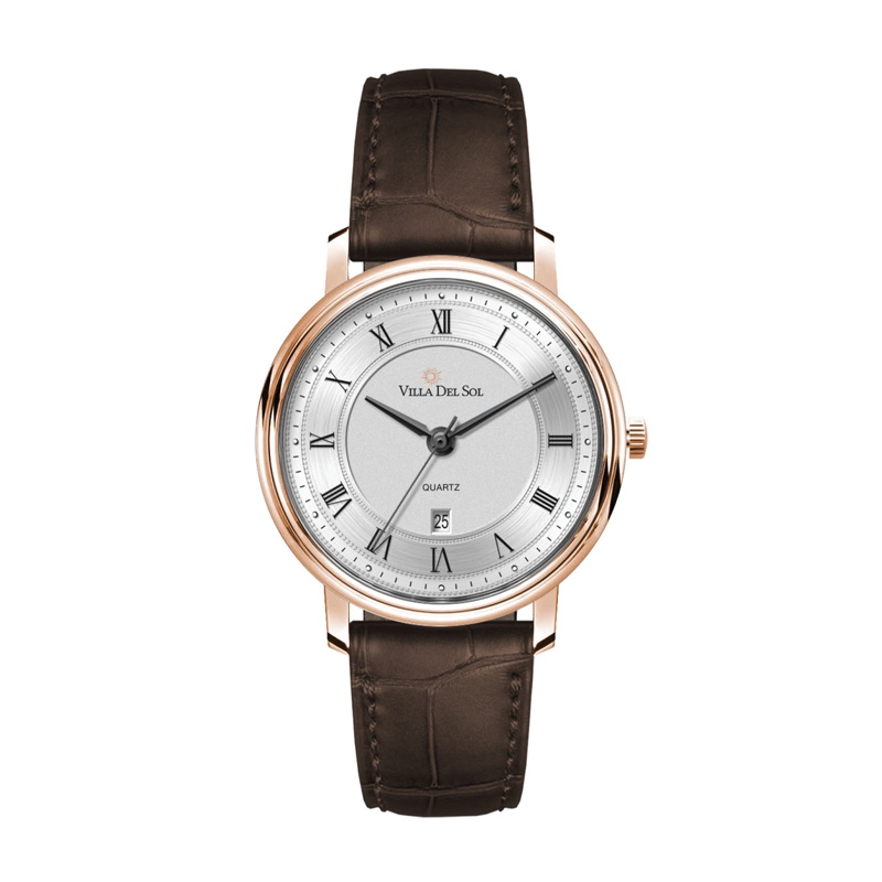 32MM, SS,  RG CASE,  3-HAND MVT, DTE