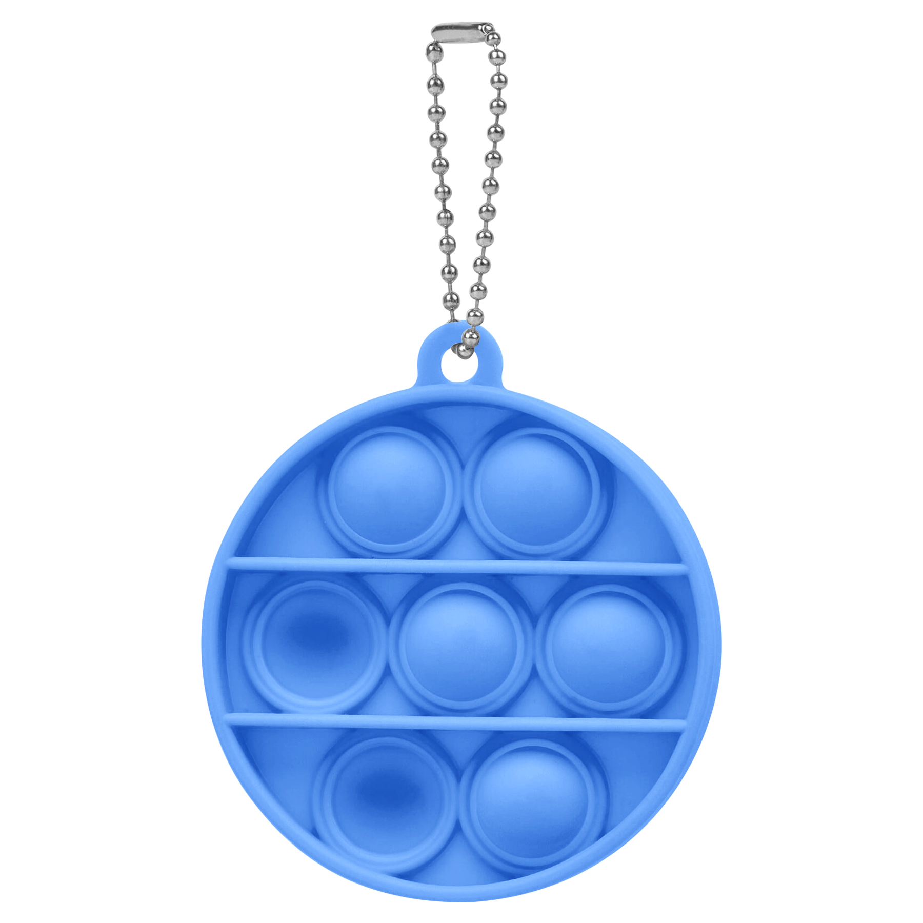 Round Mini Push Bubble Stress Relief Toy Keychain 6