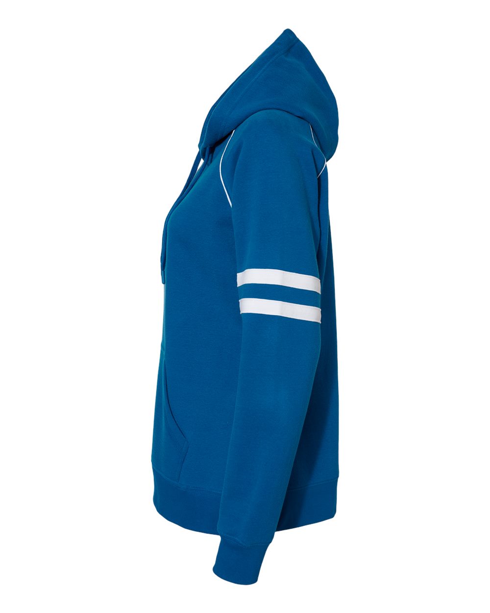 Women's Varsity Fleece Piped Hooded Sweatshirt - 8645 40