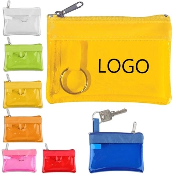 Translucent Zippered Coin Pouch 2