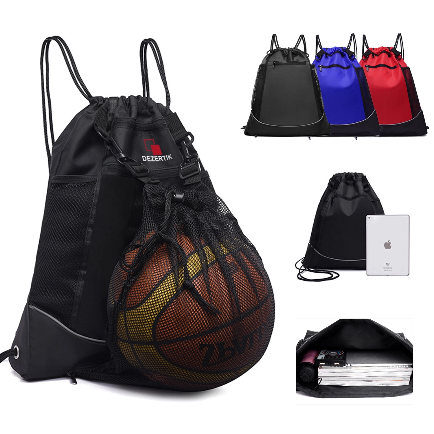 Basketball Drawstring Bags 3