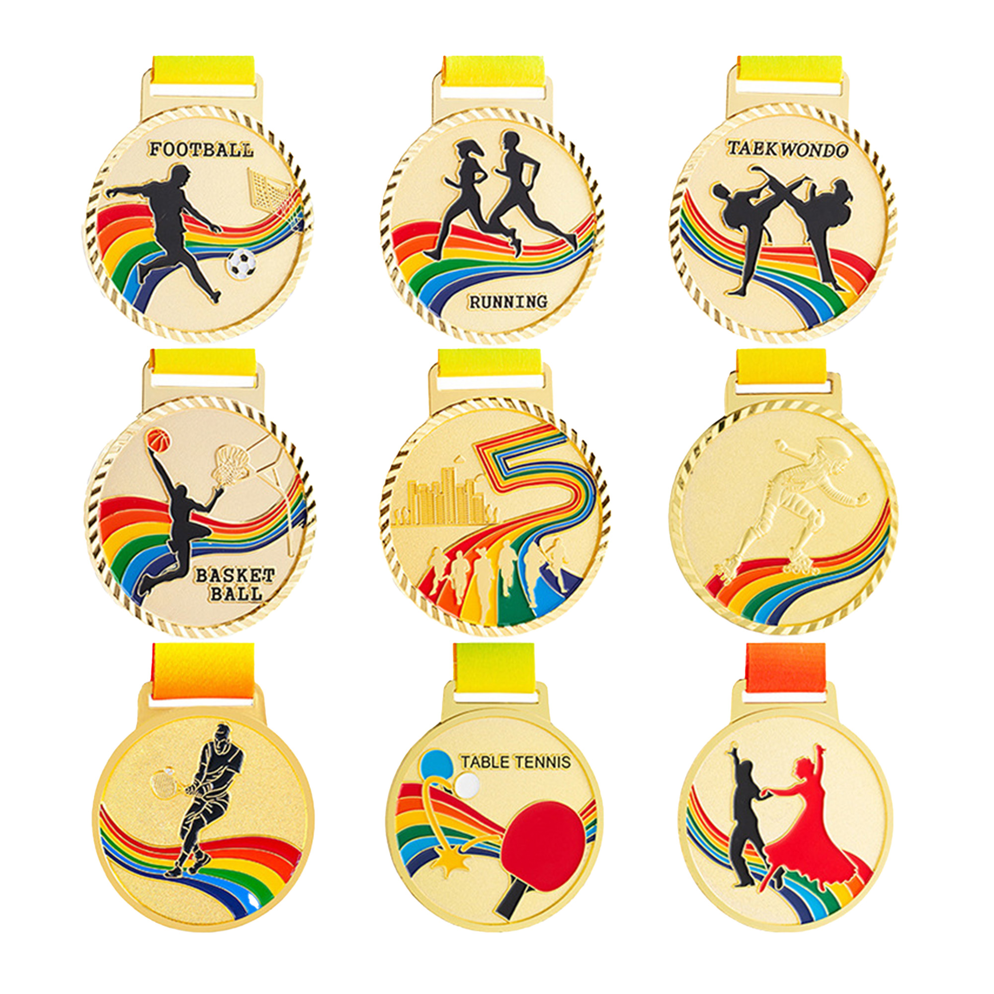 Versatile Custom-Made Multi-Size Award Medal 1