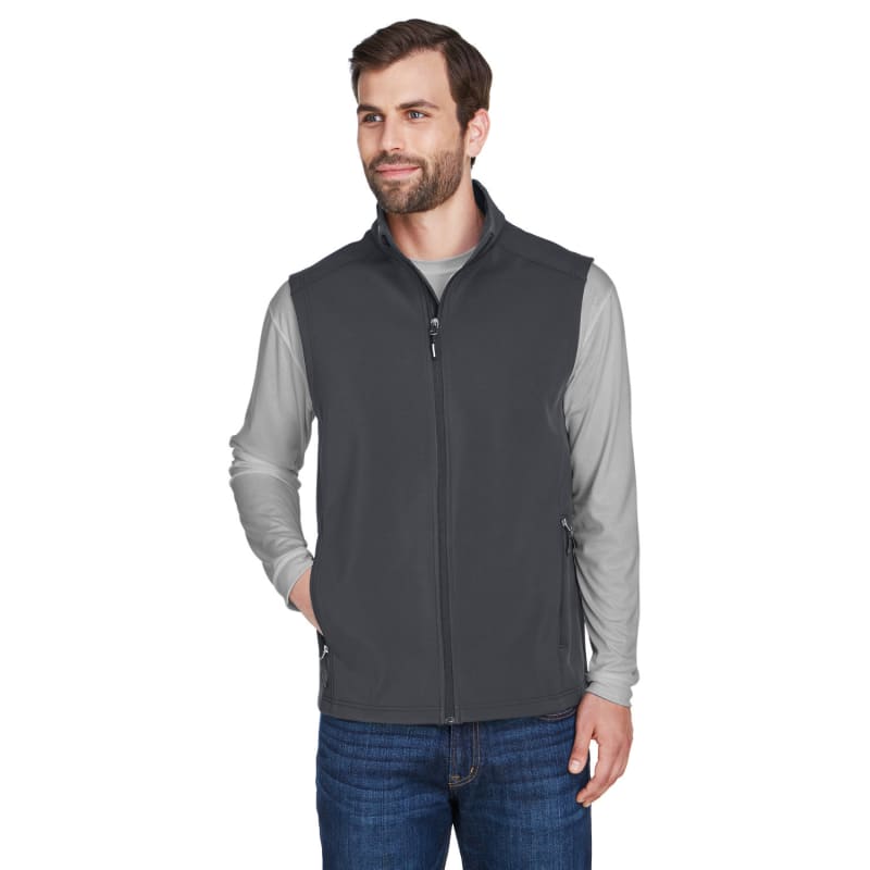 CORE365 Men's Cruise Two-Layer Fleece Bonded Soft Shell Vest 11