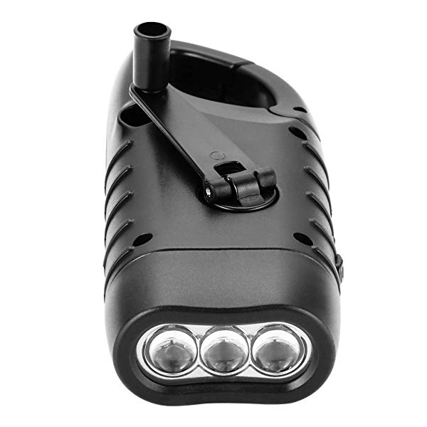 Hand Cranking Solar Powered Flashlight 14