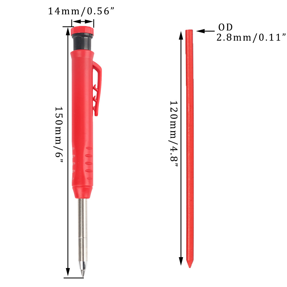 Carpenter Pencil / Woodworking Activity Pen/Manual Tools Marking Pen 4