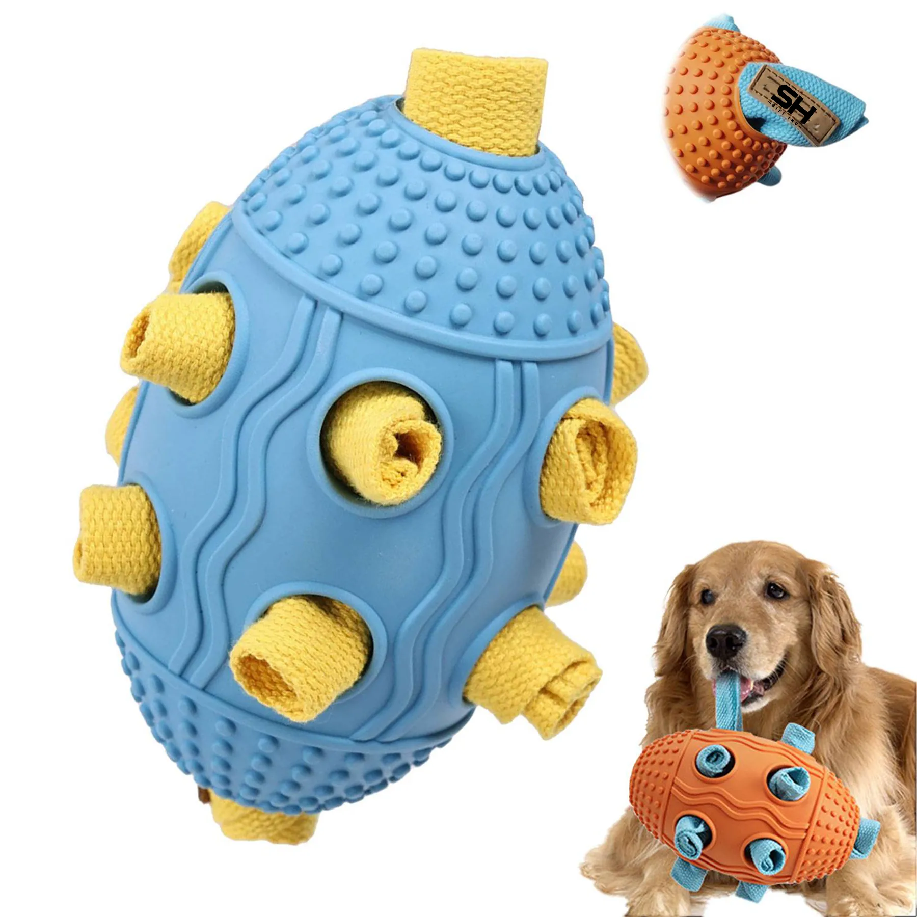 Natural Rubber Interactive Dog Toy 2