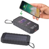 High Sierra® IPX 5 Solar Fast Wireless Power Bank 65