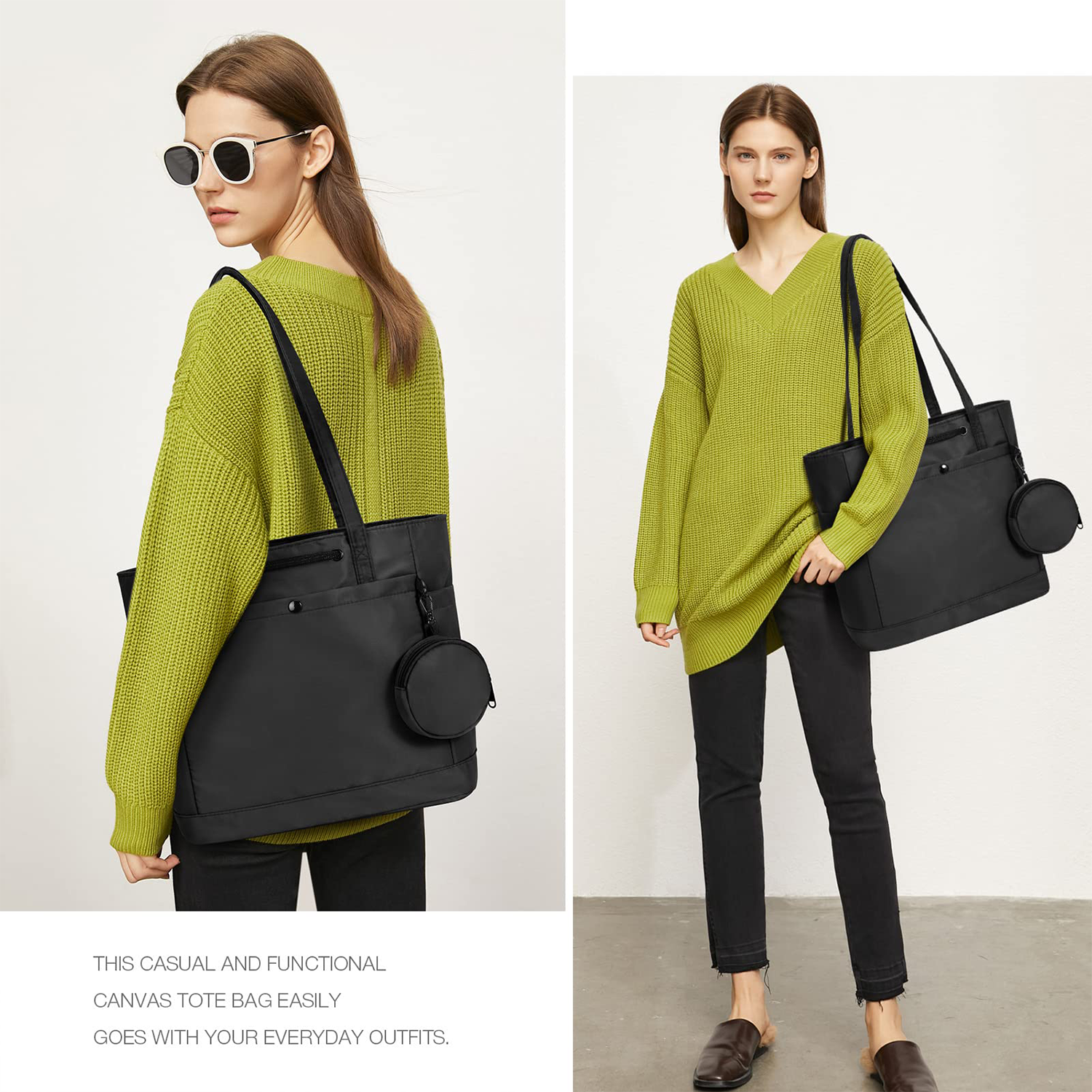 Nylon Fabric Hobo Tote Bag 3