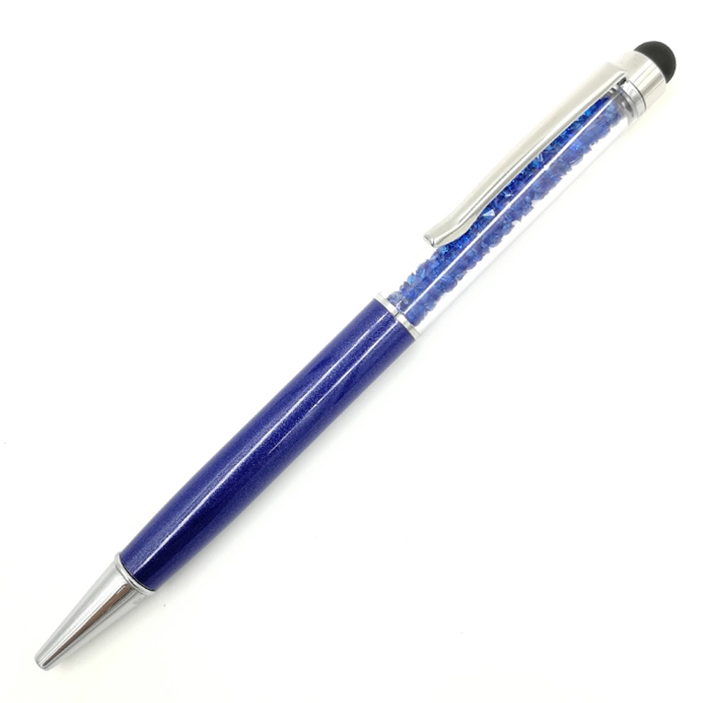 Metallic Crystal Bling Pen with Stylus 5