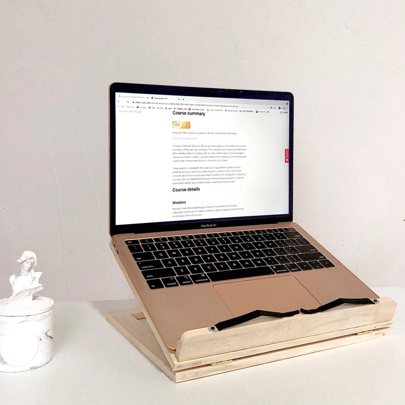 Wood Foldable Laptop Stand 4