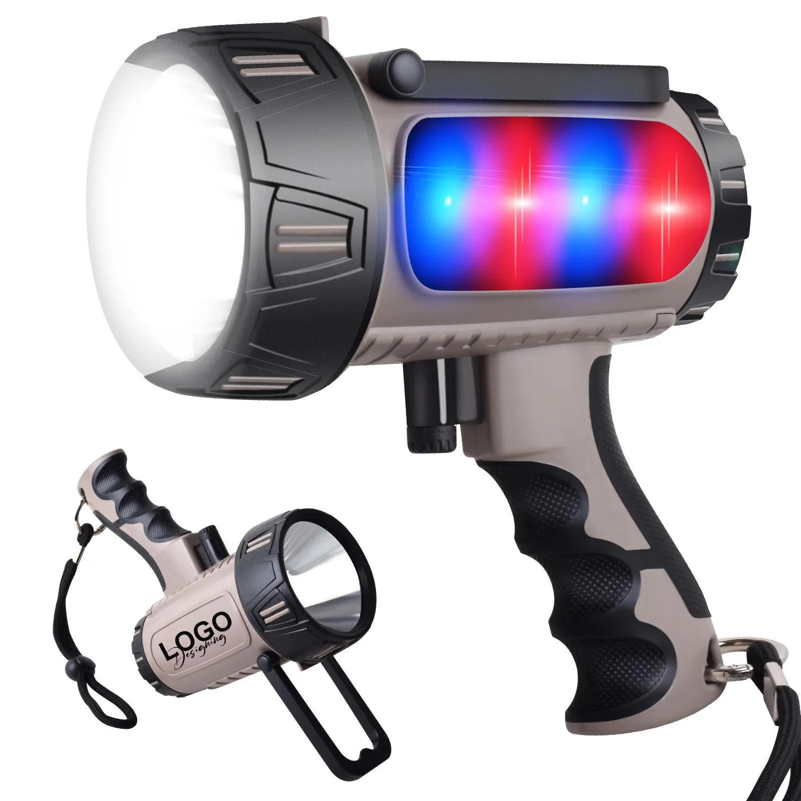 Rechargeable Spotlight Flashlight 2
