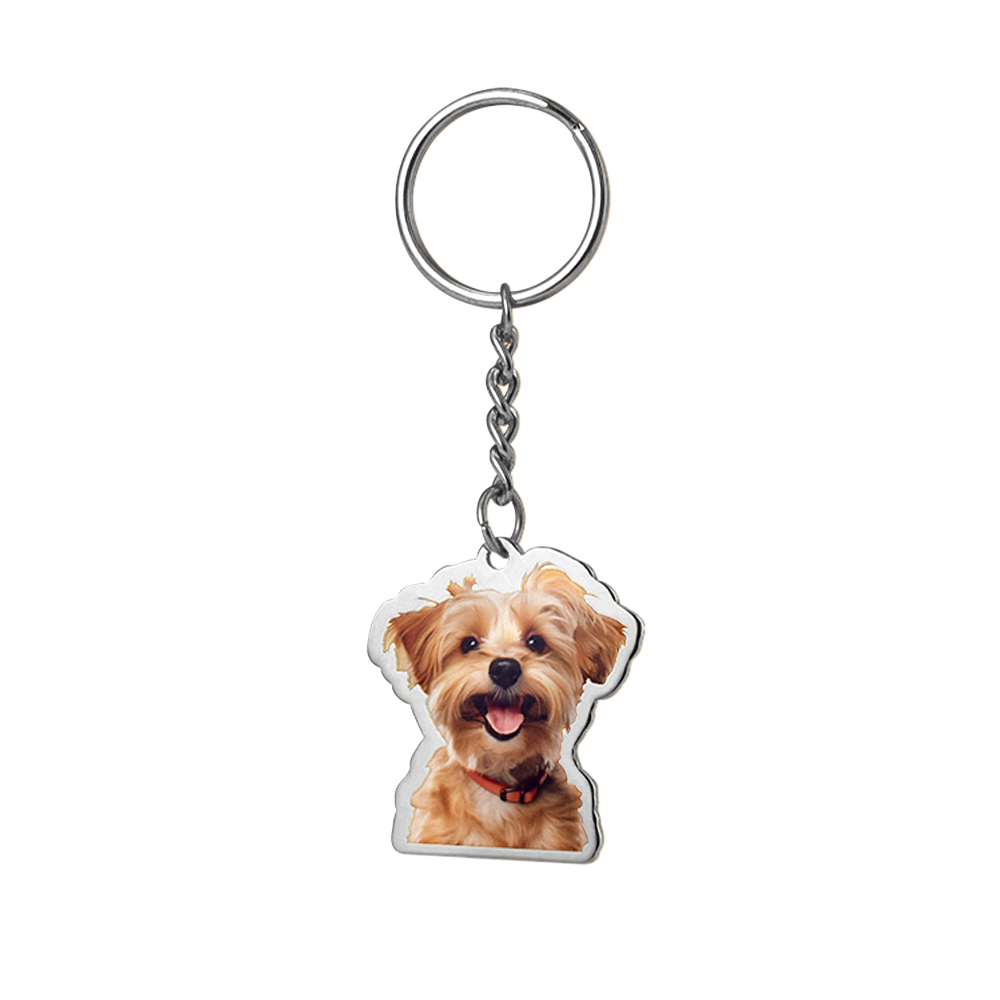 Metal Print Keychains 1.5" 1