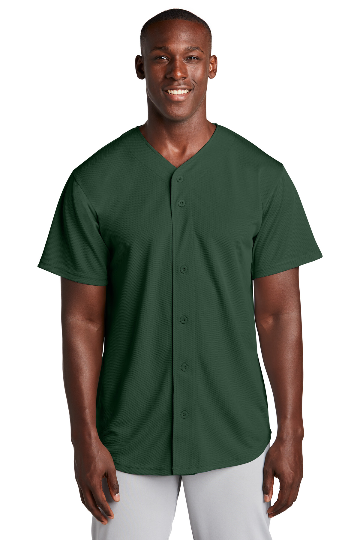 Sport-Tek PosiCharge Tough Mesh Full-Button Jersey. ST220 8