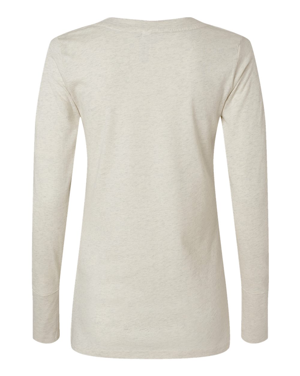 Women's Fine Jersey Lace-Up Long Sleeve T-Shirt - 3538 18