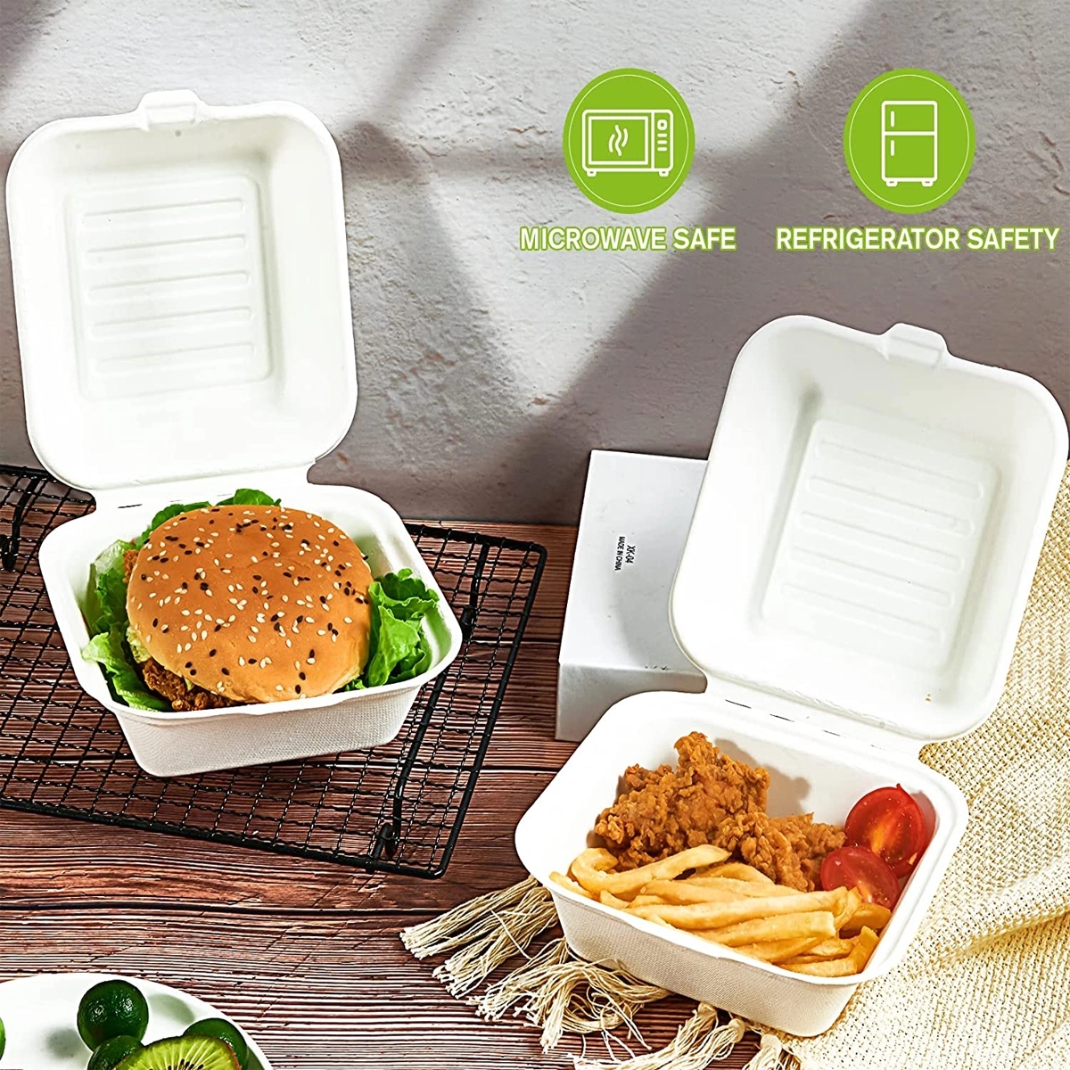 100% Compostable Biodegradable Take Out Container 3
