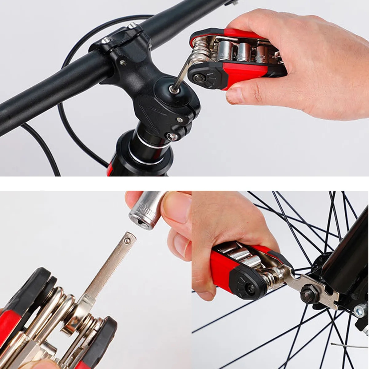 Multi Tool Folding Repair Kit With Hex Wrenches And Sockets 3