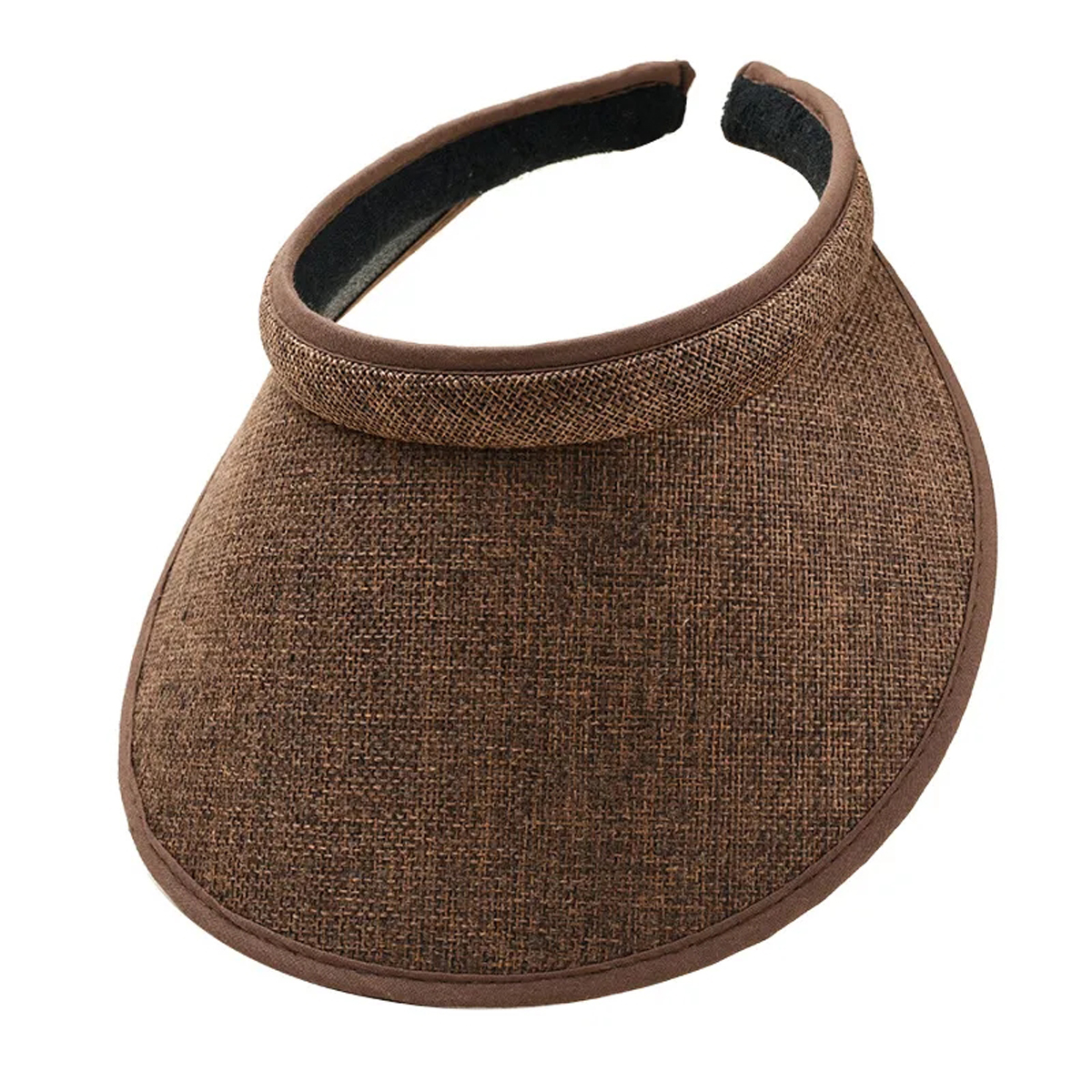 Lightweight Linen Visor Cap For UV Protection 9