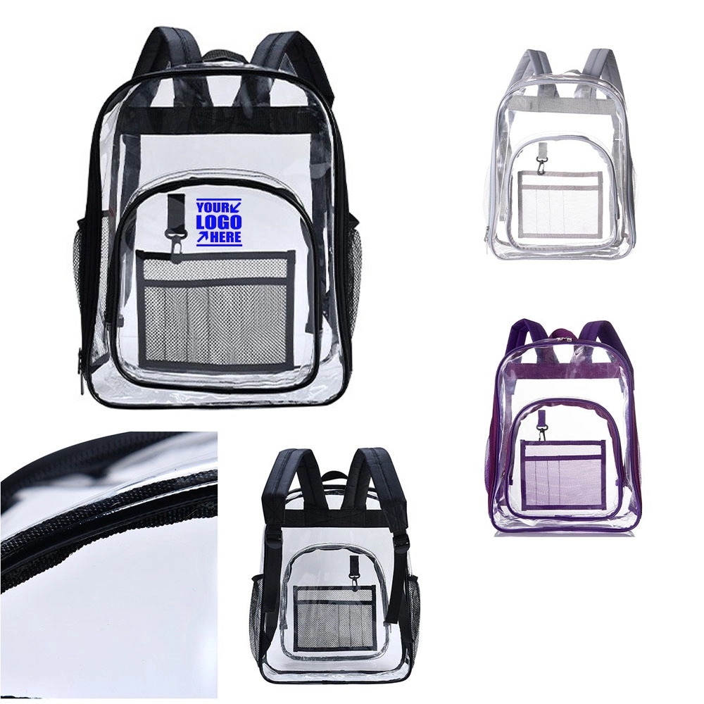 Pvc Clear Plastic Backpack 2