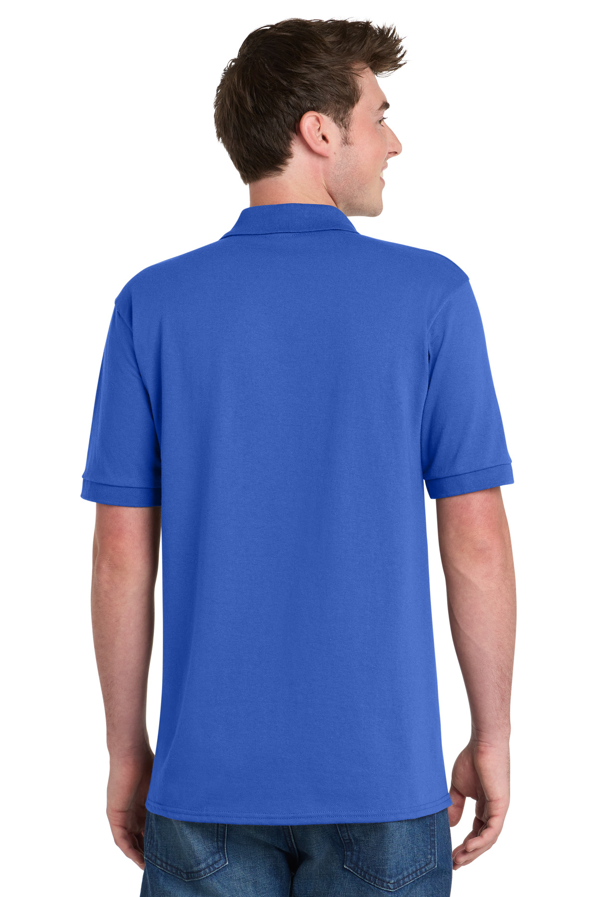 Port & Co Core Blend Jersey Knit Pocket Polo. KP55P 27