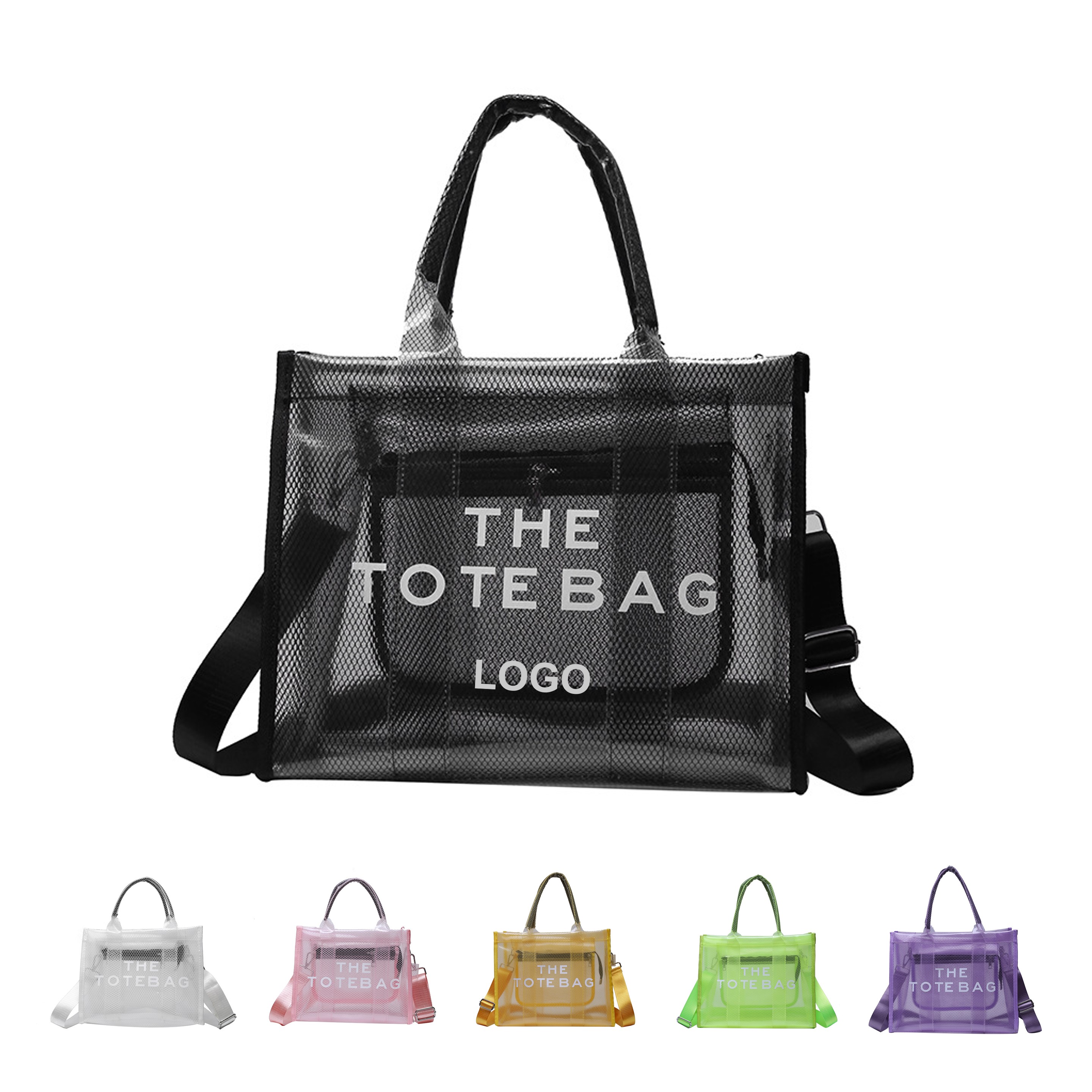 Clear PVC Tote Bag (direct import) 3