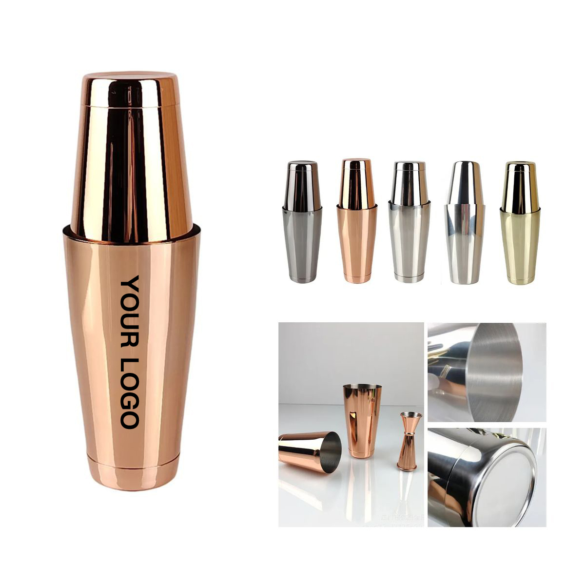 Stainless Steel Shaker for Cocktail Mixing 2