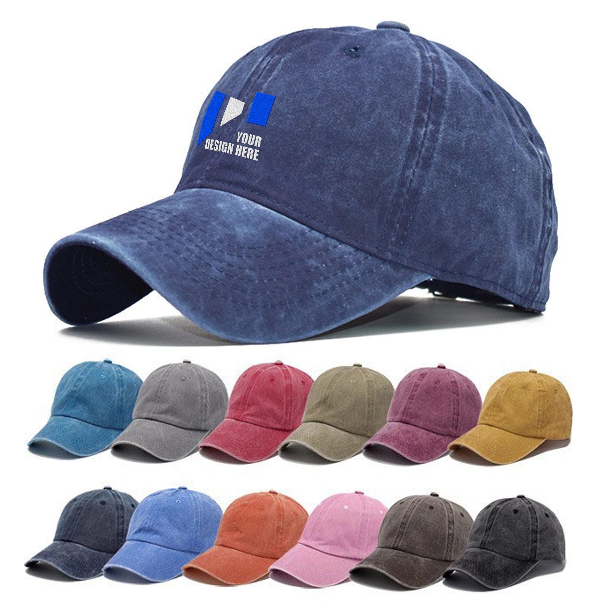 Washed Unstructured Baseball Runner Cap 2