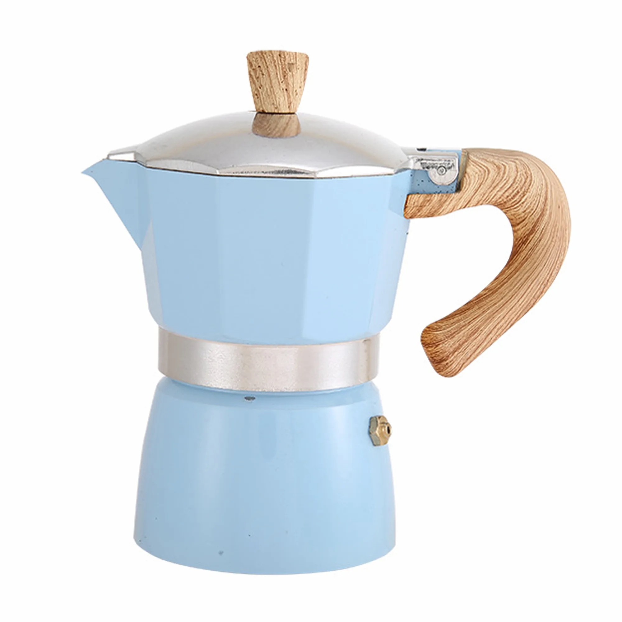 Wood Handle Coffee Pot 4