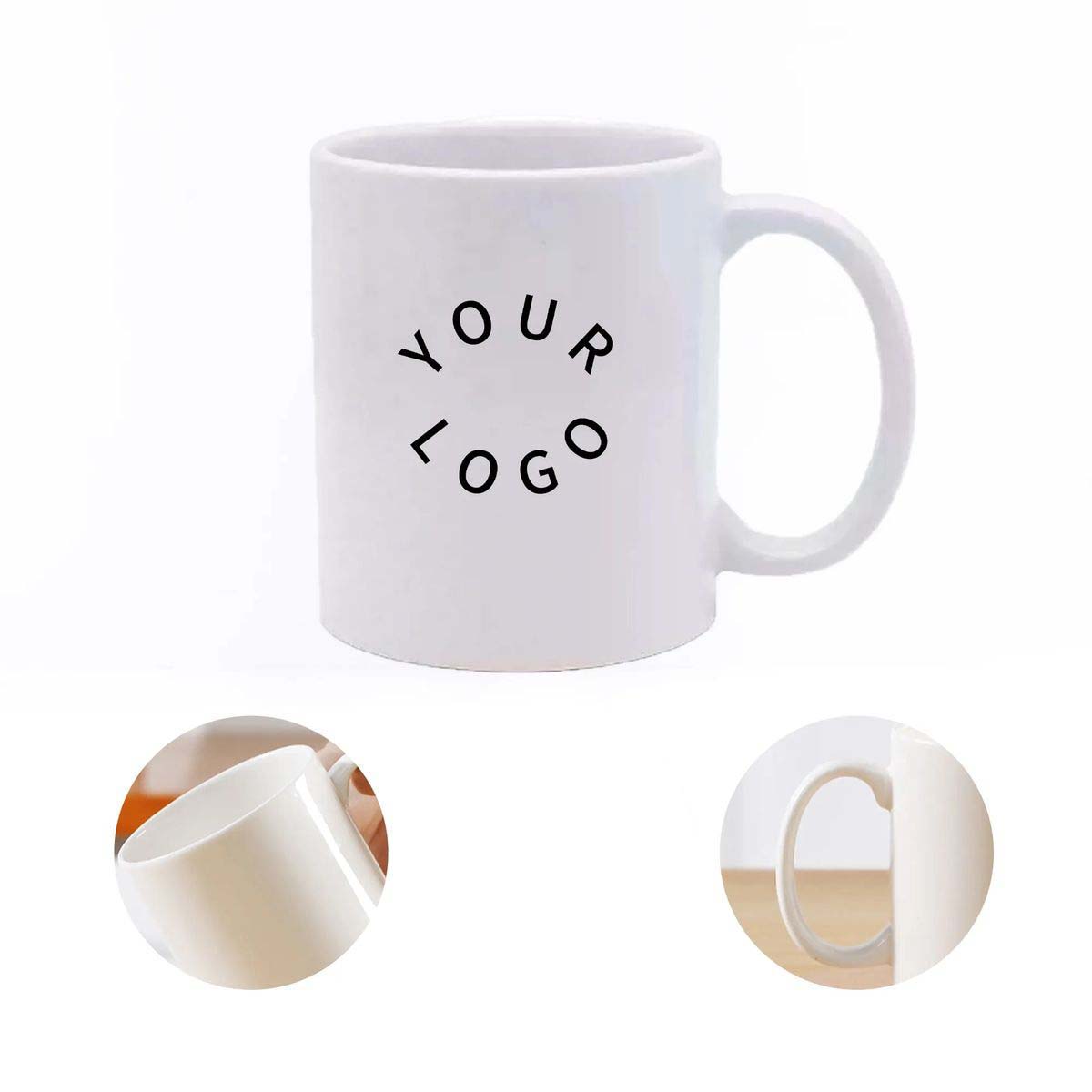 Durable 11oz Ceramic Mug for Home or Office Drinks 2