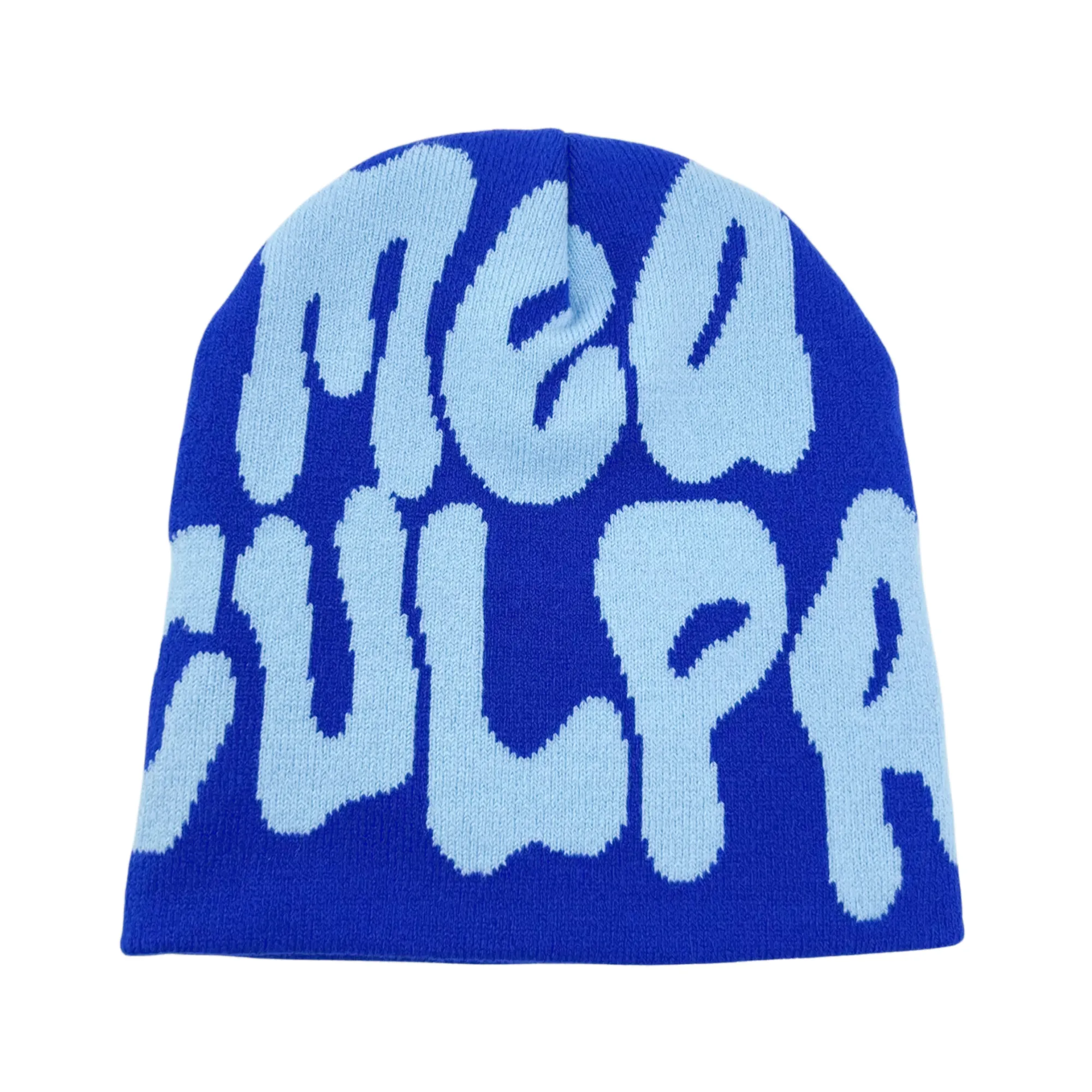 Jacquard knit hat 4
