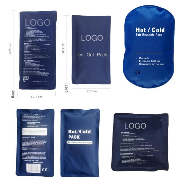 Reusable Hot Cold Pack Ice Gel Compress Pad Band for Massage 2