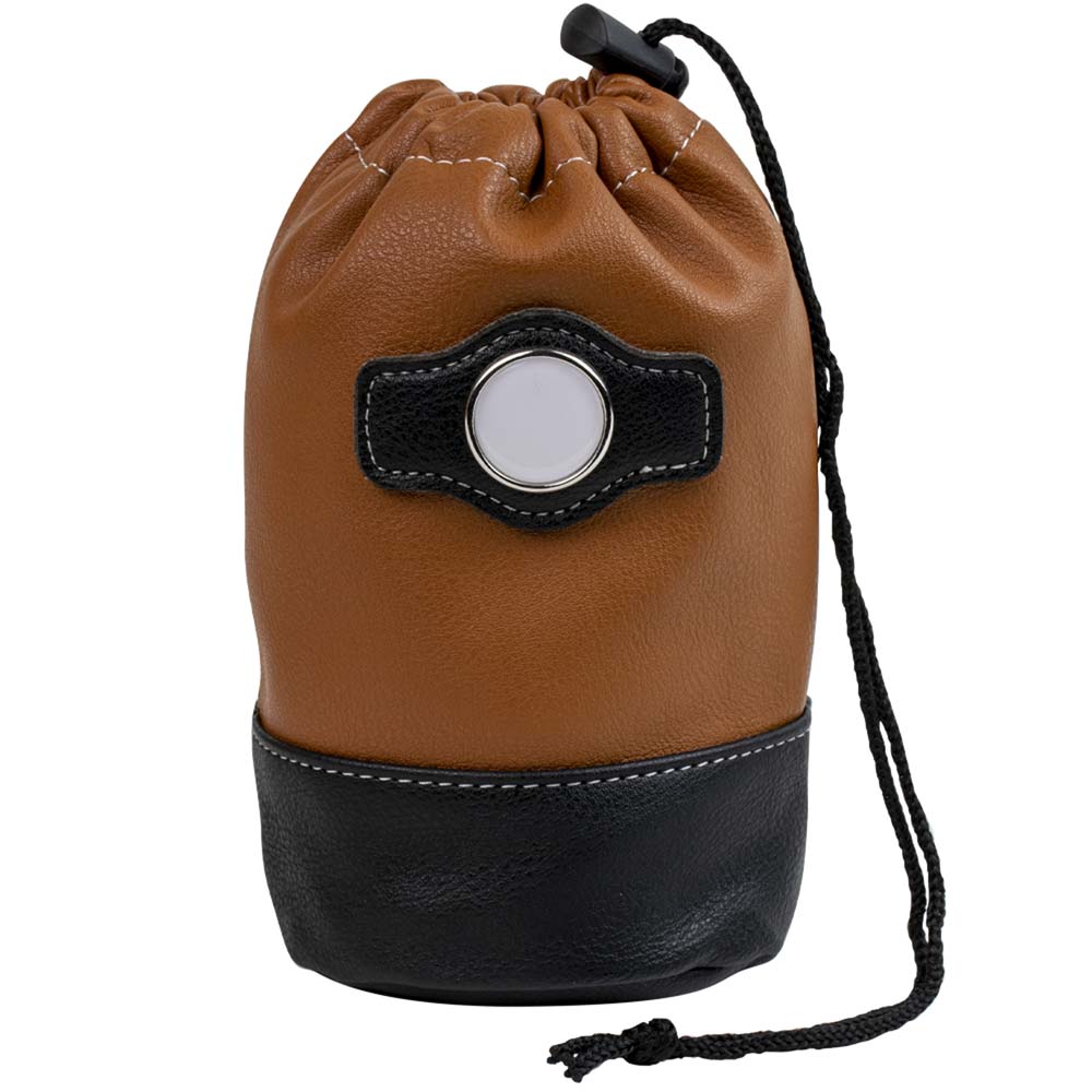 Leatherette Drawstring Valuables Pouch 3