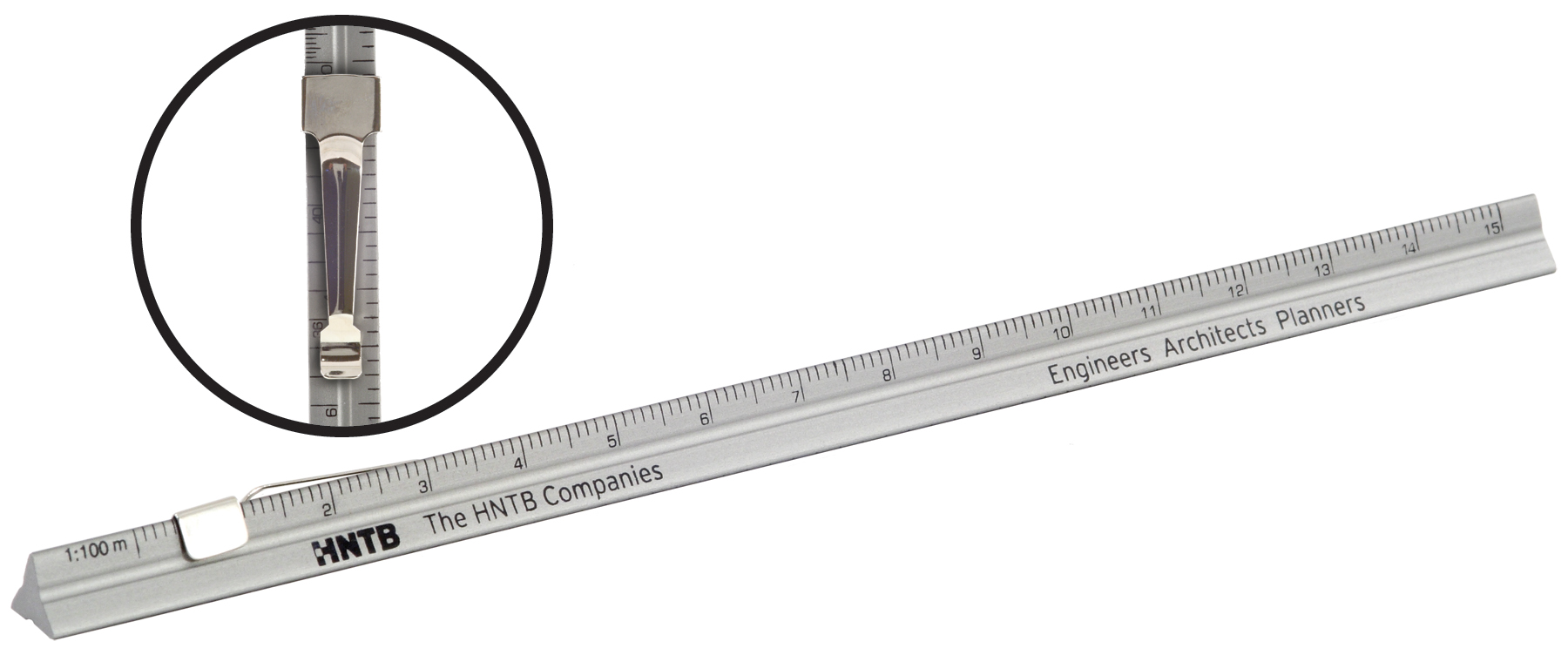 6" Combination Architect/Engineer Pocket Scale with Clip 5