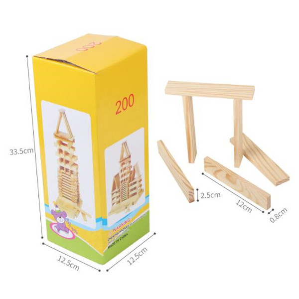 200 Pieces Tumble Tower Blocks Game 2