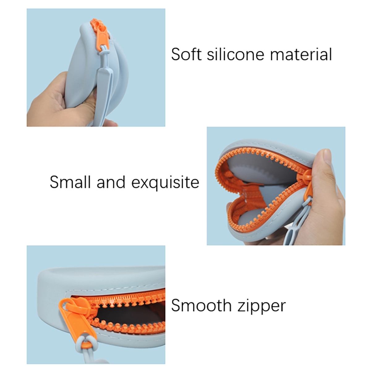 Small Silicone Coin Purse Change Storage Bag 5
