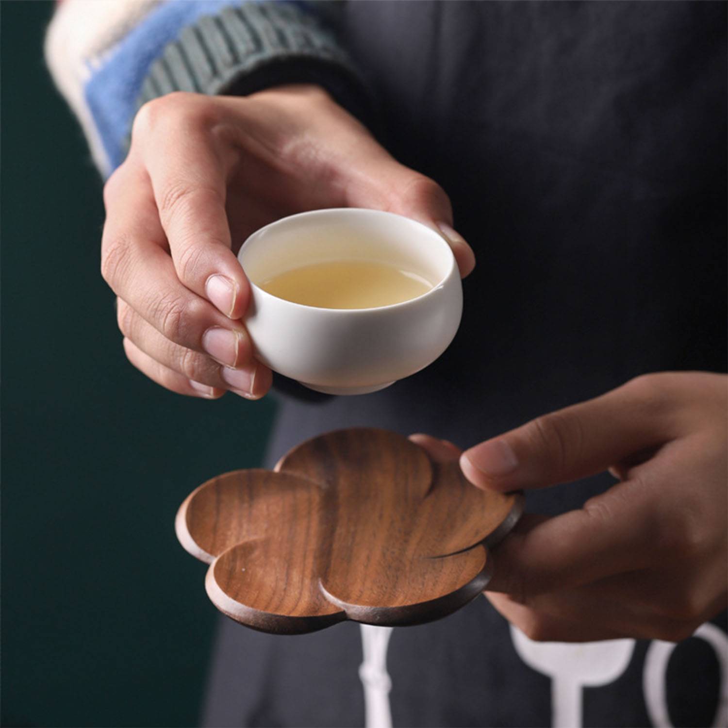 Walnut Wood Coasters 6