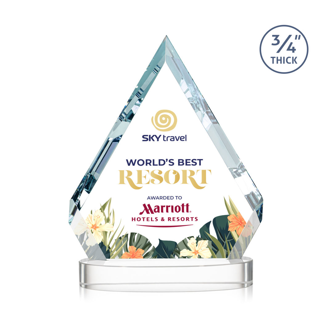 Apex VividPrint™ Award on Alberton Base - Starfire 6