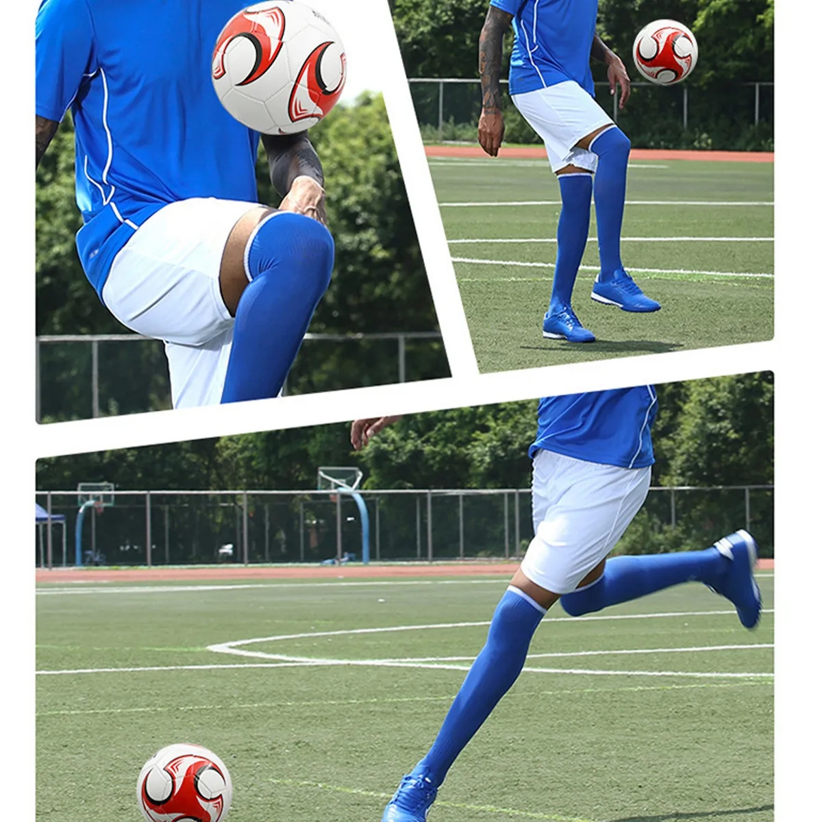 Size 4 Outdoor Kids Adults Game Training Soccer Ball 4