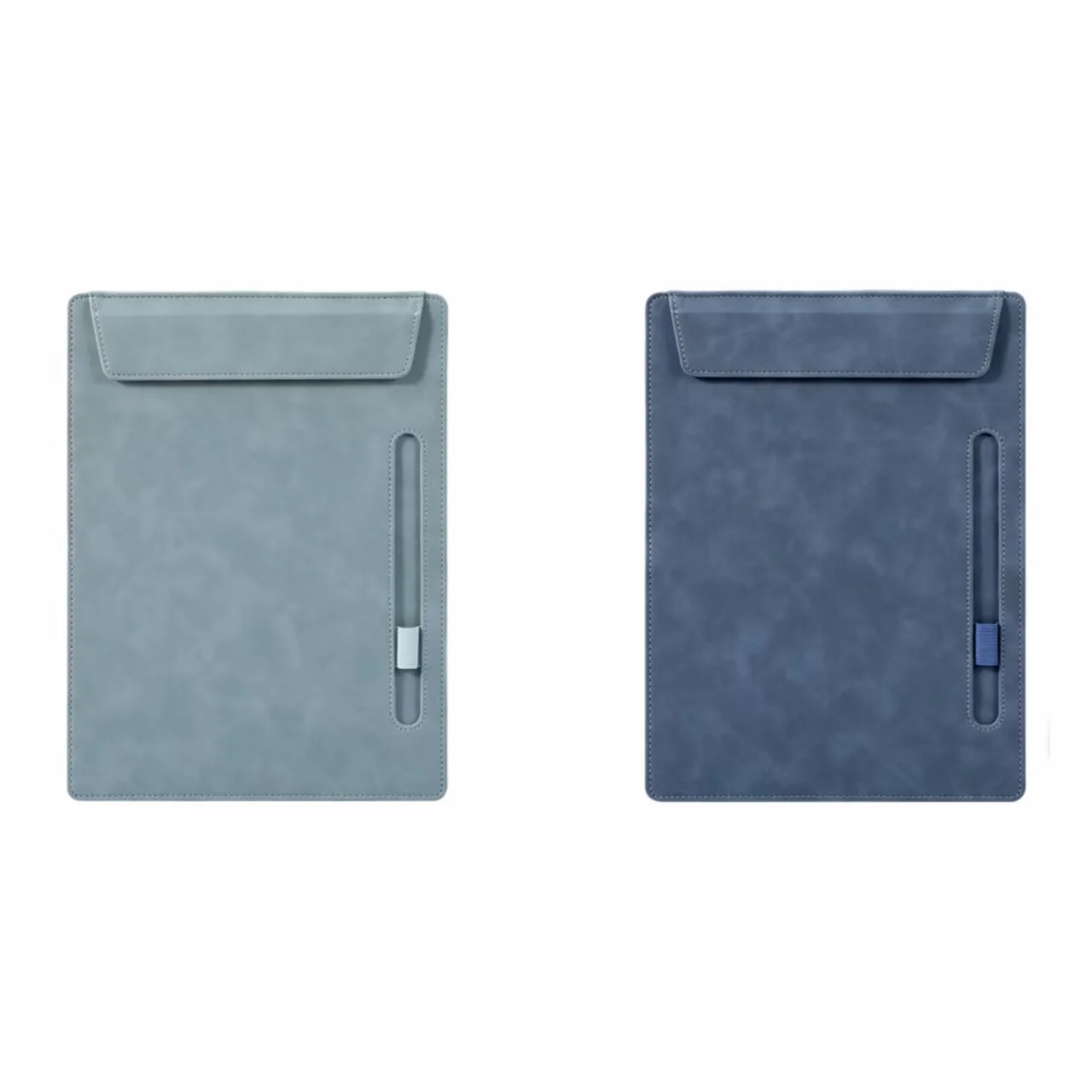 Custom Logo Leather A4 Magnetic Document Holder 4
