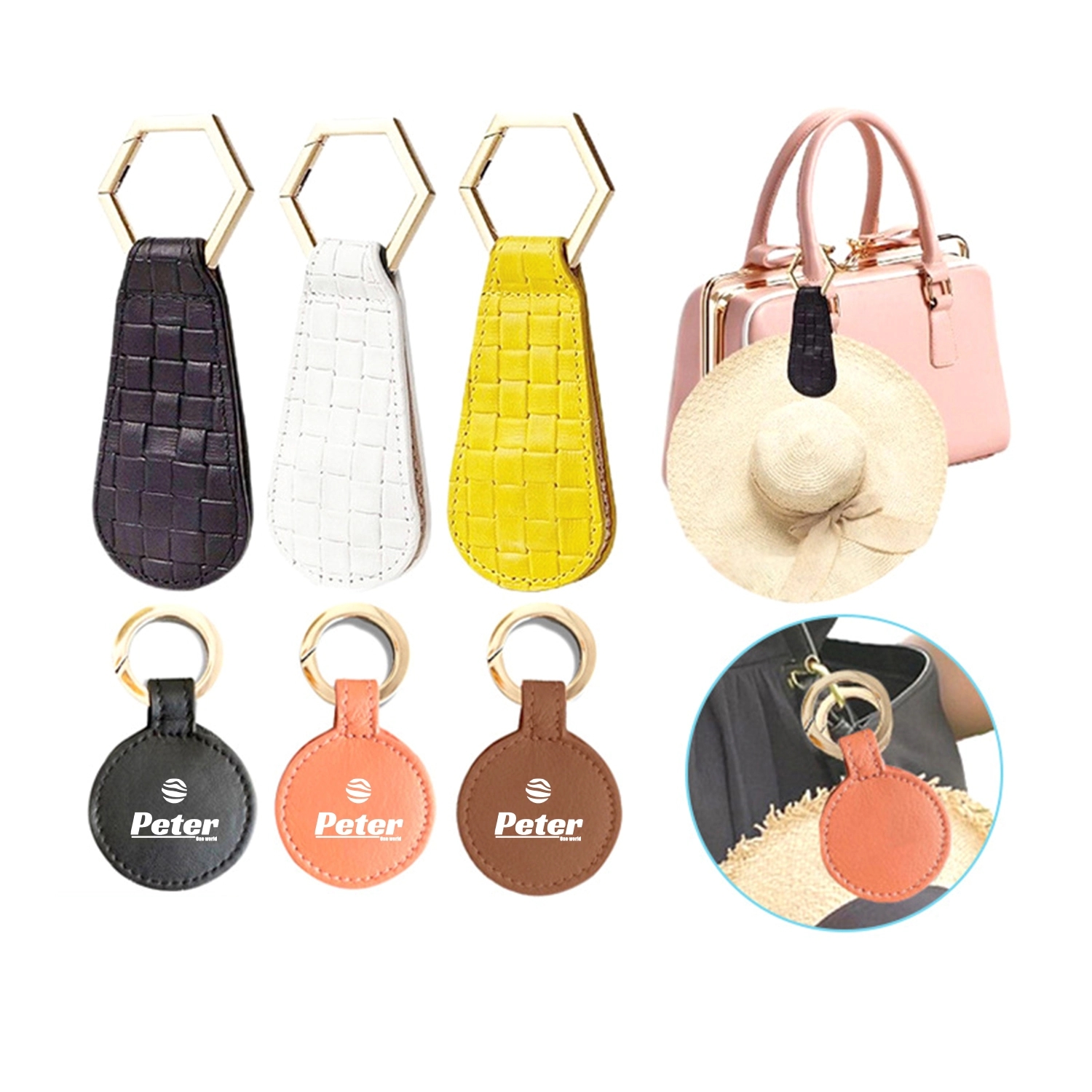 Pu Leather Magnetic Hat Clip 3